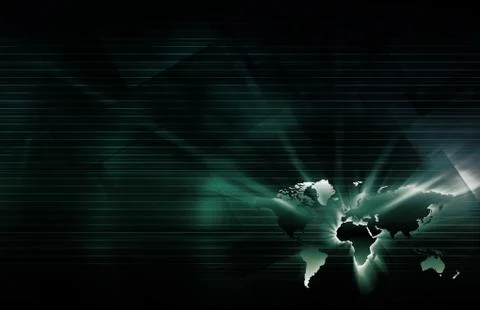Global solutions Illustrazione stock