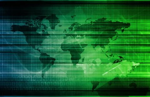 Global solutions Illustrazione stock
