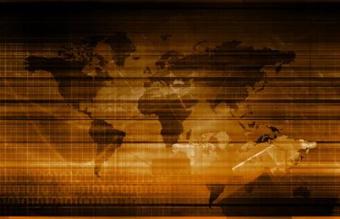 Global solutions Illustrazione stock