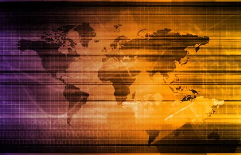 Global Solutions Stock Illustration