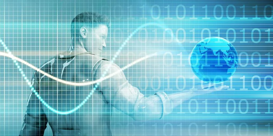 Global Solutions Stock Illustration