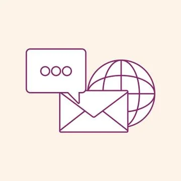 Global sphere design Illustrazione stock