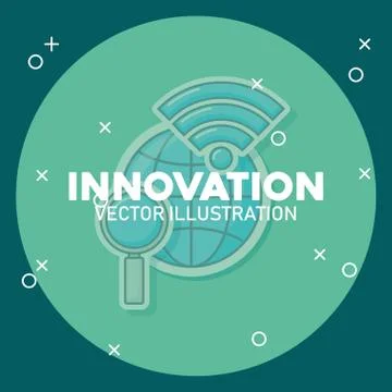 Global sphere design 스톡 일러스트