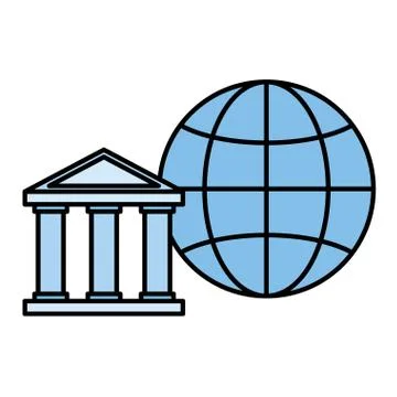 Global sphere design Illustrazione stock