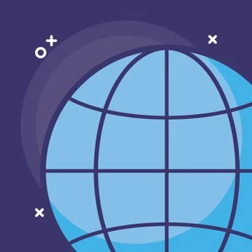 Global sphere design Stock-Illustration