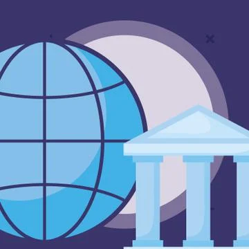 Global sphere design イラスト素材