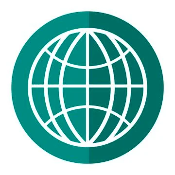 Global sphere icon 스톡 일러스트