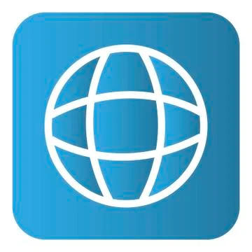 Global sphere icon 스톡 일러스트