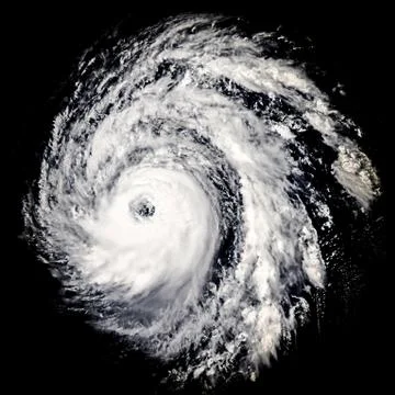 Global storm space vortex Bill  Elements of this image furnished by NASA Illustrazione stock