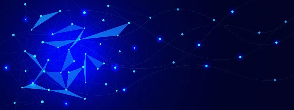 Global structure networking and data exchanges concept. Stock Illustration