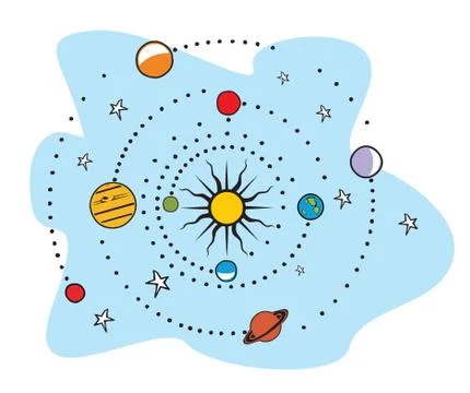 Global system Stock-Illustration