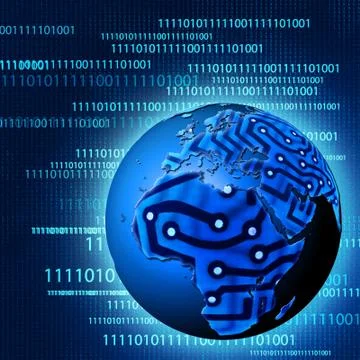 Global technological progress. abstract backgrounds 스톡 일러스트