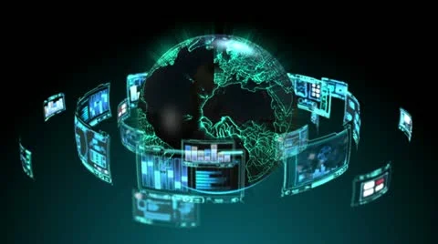 Global Technology 1 스톡 동영상 22259081