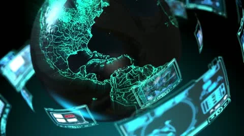 Global Technology 3 스톡 동영상 22260159