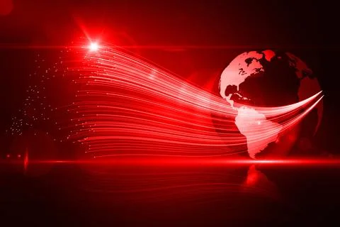 Global technology background Stock Illustration