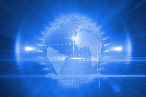 Global technology background 写真素材