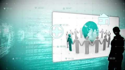 Global technology concept generated image Stock Footage 330659370