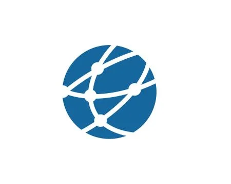 Global technology icon design Stock Illustration