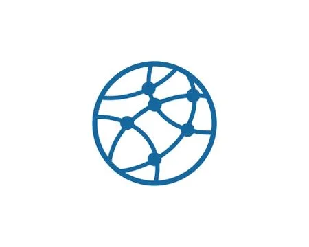 Global technology icon design Stock Illustration