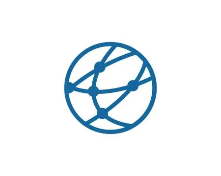 Global technology icon design イラスト素材