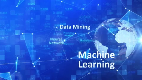 Global technology network motion video loop Stock Footage 141131641