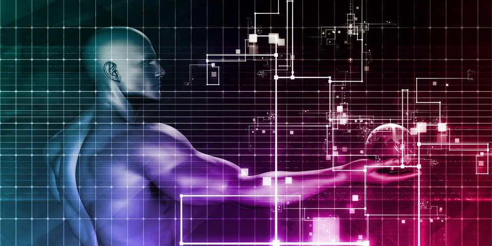 Global Technology Solutions Stock Illustration