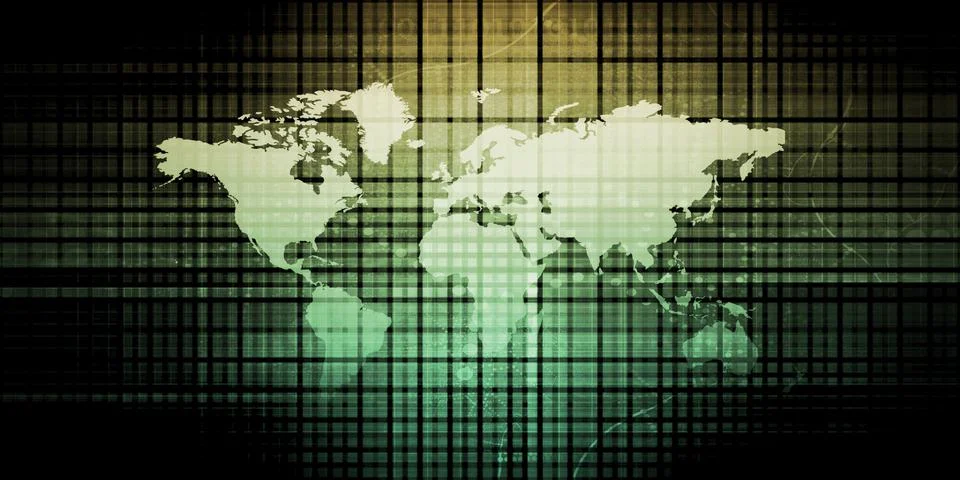 Global Technology Solutions Stock Illustration