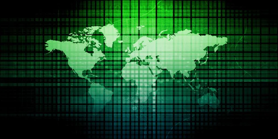 Global Technology Solutions Stock Illustration