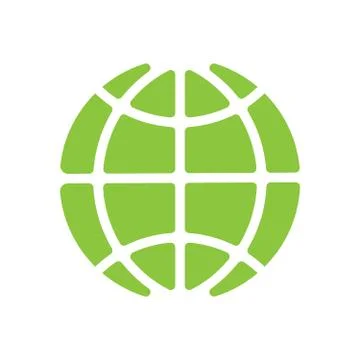 Global technology vector icon, Holding globe, social network vector icon. Stock Illustration