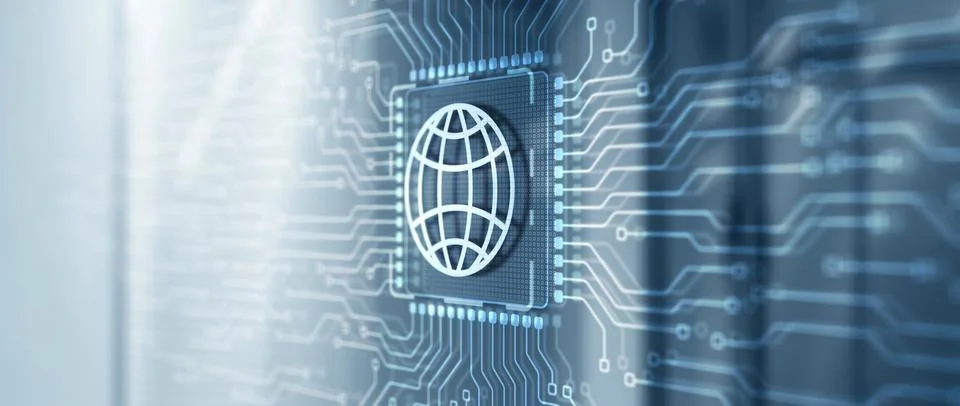 Global Telecommunication network concept. Wireless Communication technology Ilustración de archivo