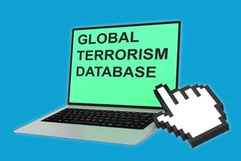 Global Terrorism Database concept Stock Illustration
