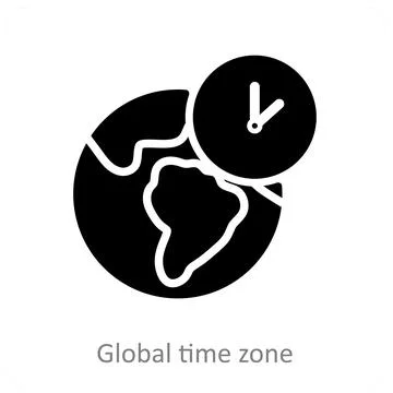 Global Time Zone Stock Illustration