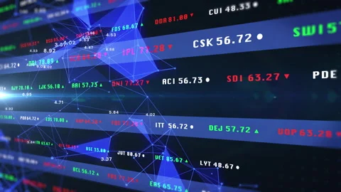 Global Trading Data Visualization for Investment Analytics Stock Footage 345379979
