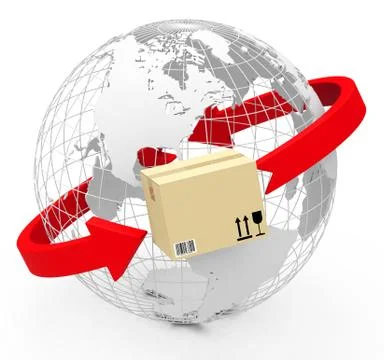 Global trading Stock Illustration