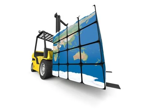 Global transportation Stock Illustration