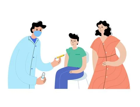 Global vaccination concept Stock Illustration