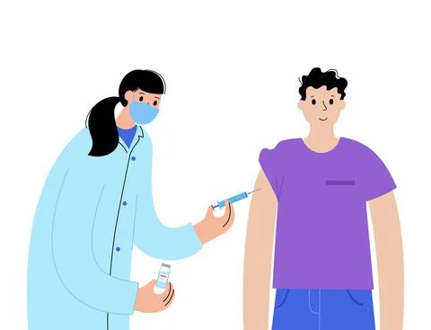 Global vaccination concept Stock Illustration
