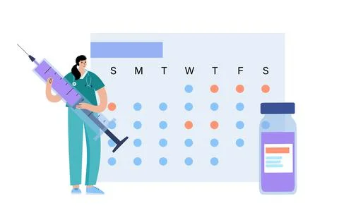 Global vaccination concept Stock Illustration