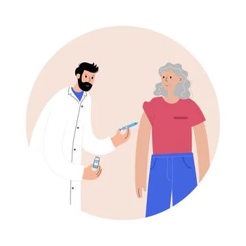 Global vaccination concept Stock Illustration