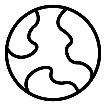 Global Vector Icon Design Illustration Stock Illustration