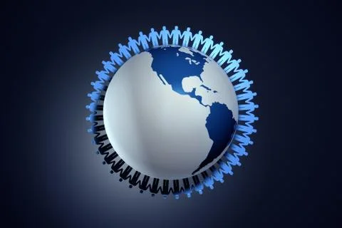 Global Village Stock Illustration