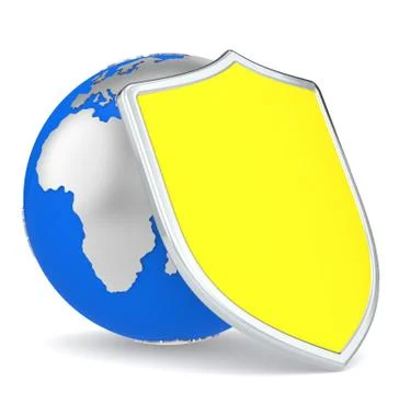 Global Virus Protection Stock Illustration