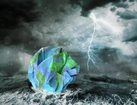 Global warming and apocalypse concept Stock Photos