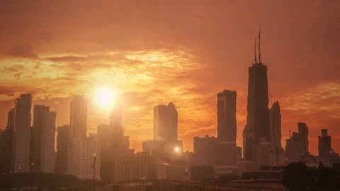 Global warming and climate change effective in the city. Vidéo 248726602