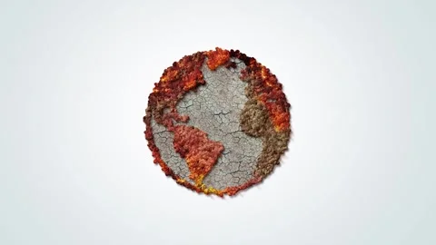 Global warming concept Stock Footage 293479343