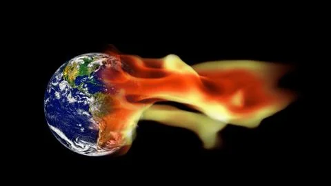 Global warming concept Stock Illustration