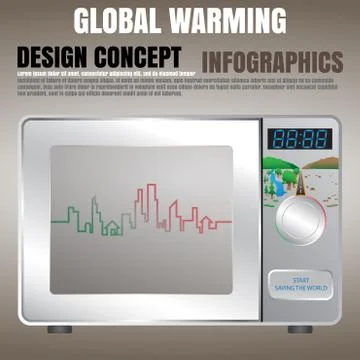 Global warming concept Illustrazione stock