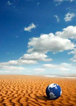Global warming, conceptual artwork Stock Illustration