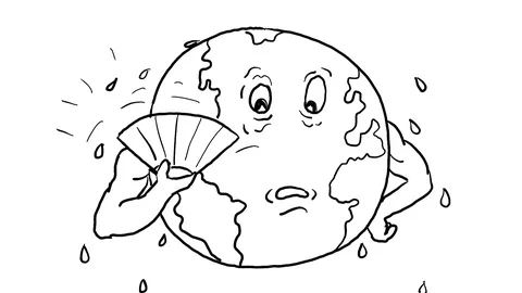 How to draw Global Warming Poster
