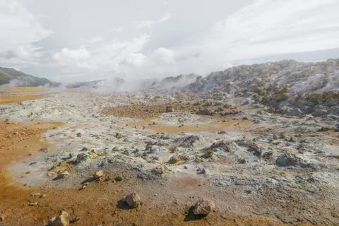 Global warming on earth. Stock Photos